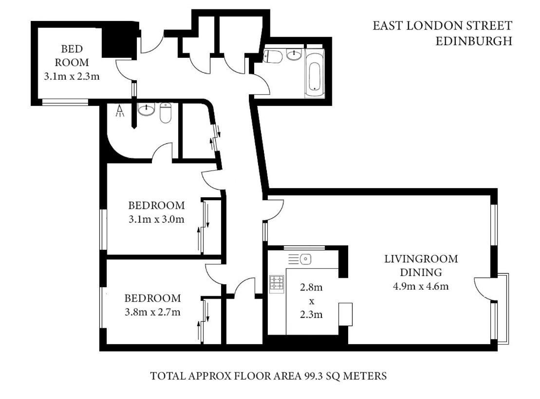 The East London Residence Εδιμβούργο Εξωτερικό φωτογραφία